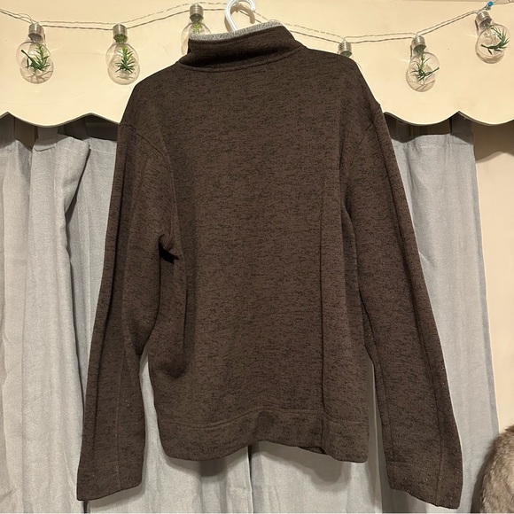 Brown Quarter Zip - Picture 2 of 3